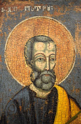 Saint Peter and Saint Paul   Greek icon 18th century - 